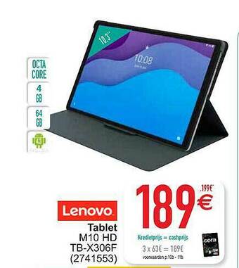 Cora Lenovo Tablet aanbieding