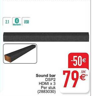Cora Sound Bar aanbieding