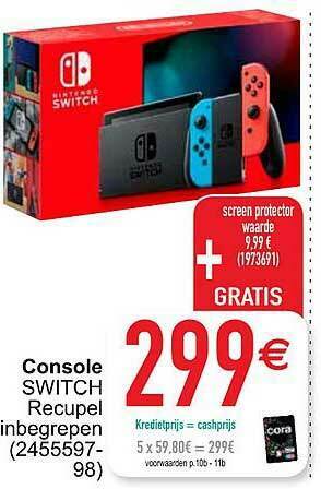 Cora Console Switch aanbieding
