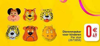 Cora Dierenmasker Voor Kinderen aanbieding
