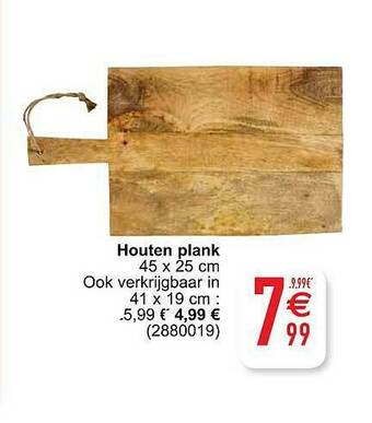 Cora Houten Plank aanbieding
