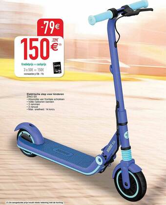 Cora Elektrische Step Voor Kinderen aanbieding