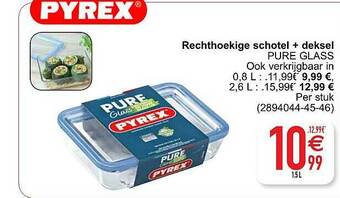 Cora Rechthoekige Schotel Deksel aanbieding