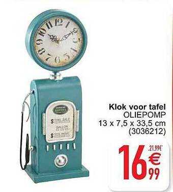 Cora Klok Voor Tafel aanbieding