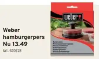 Weber Hamburgerpers