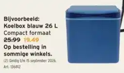 GAMMA Koelbox Blauw aanbieding