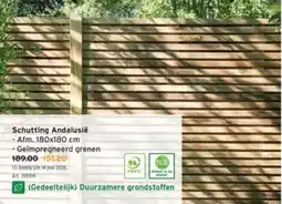 GAMMA Schutting Andalusië aanbieding