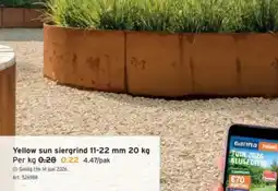 GAMMA Yellow Sun Siergrind aanbieding