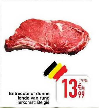 Cora Entrecote Of Dunne Lende Van Rund aanbieding