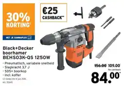 GAMMA Black+Decker boorhamer BEHSO3K-QS aanbieding