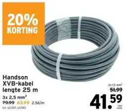 GAMMA Handson XVB-kabel lengte aanbieding