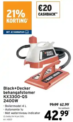 GAMMA Black+Decker behangafstomer KX3300-QS aanbieding
