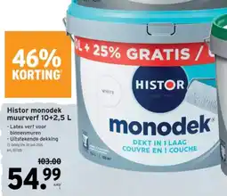 GAMMA Histor Monodek Muurverf aanbieding