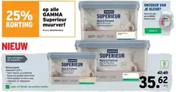 GAMMA Gamma Muurverf aanbieding