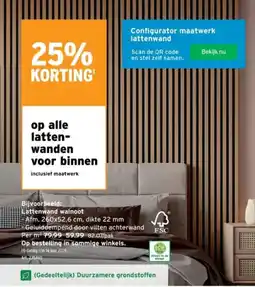GAMMA Lattenwanden voor binnen aanbieding