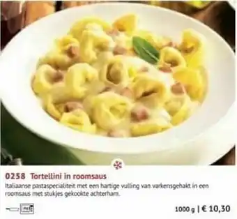 Tortellini in roomsaus