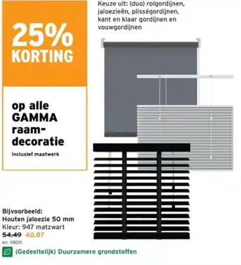 GAMMA Gamma Raamdecoratie aanbieding