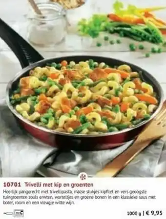Bofrost Trivelli met kip en groenten aanbieding