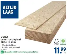 GAMMA OSB3 constructieplaat dikte aanbieding