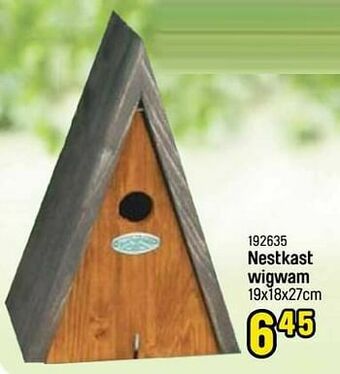 Nestkast wigwam