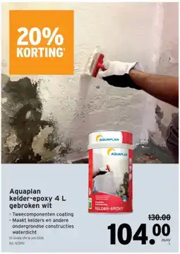 GAMMA Aquaplan kelder epoxy gebroken wit aanbieding