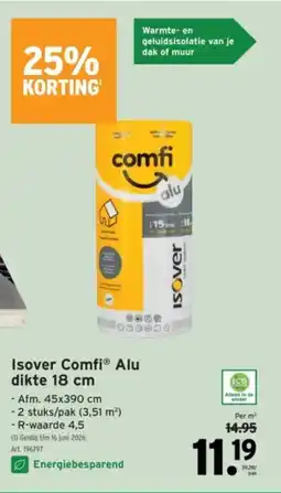 GAMMA Isover Comfi Alu dikte aanbieding