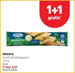 Spar MEGGLE kruidenboterbaguette aanbieding