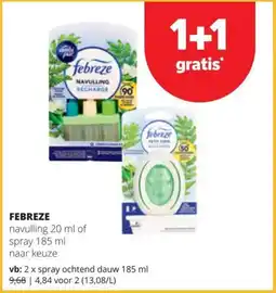 Spar Febreze aanbieding