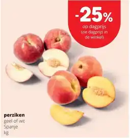Spar Perziken aanbieding