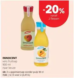 Spar Innocent vers fruitsap aanbieding