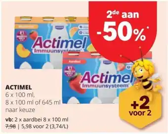 Spar Actimel aanbieding