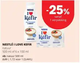 Spar Nestlé I Love Kefir aanbieding