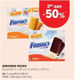 Spar Ijsboerke Frisko aanbieding