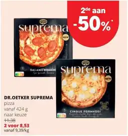 Spar Dr. Oetker Suprema Pizza aanbieding