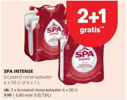 Spar Spa Intense bruisend mineraalwater aanbieding