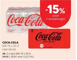 Spar Coca-Cola aanbieding