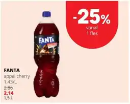 Spar Fanta appel cherry aanbieding