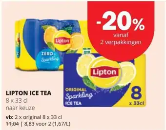 Spar Lipton Ice Tea aanbieding