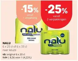 Spar Nalu aanbieding