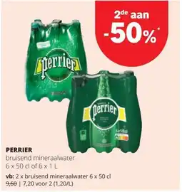 Spar Perrier bruisend mineraalwater aanbieding