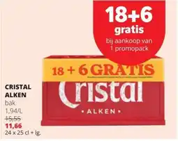 Spar Cristal Alken bak aanbieding