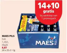 Spar Maes Pils bak aanbieding