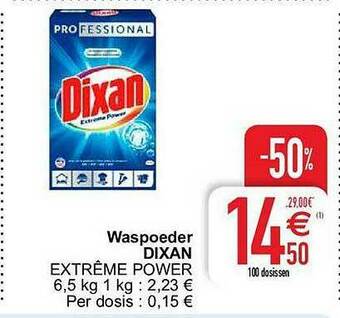 Cora Waspoeder Dixan aanbieding