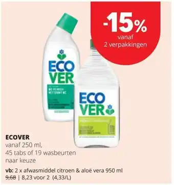 Spar Ecover aanbieding