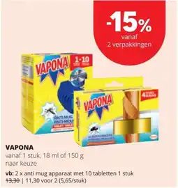 Spar Vapona aanbieding