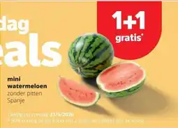 Spar Mini watermeloen aanbieding