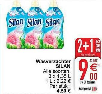 Cora Wasverzachter Silan aanbieding