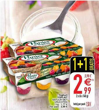 Cora Yoghurt Yoplait aanbieding