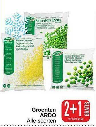 Cora Groenten Ardo aanbieding