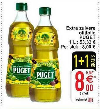 Cora Extra Zuivere Olijfolie Puget aanbieding